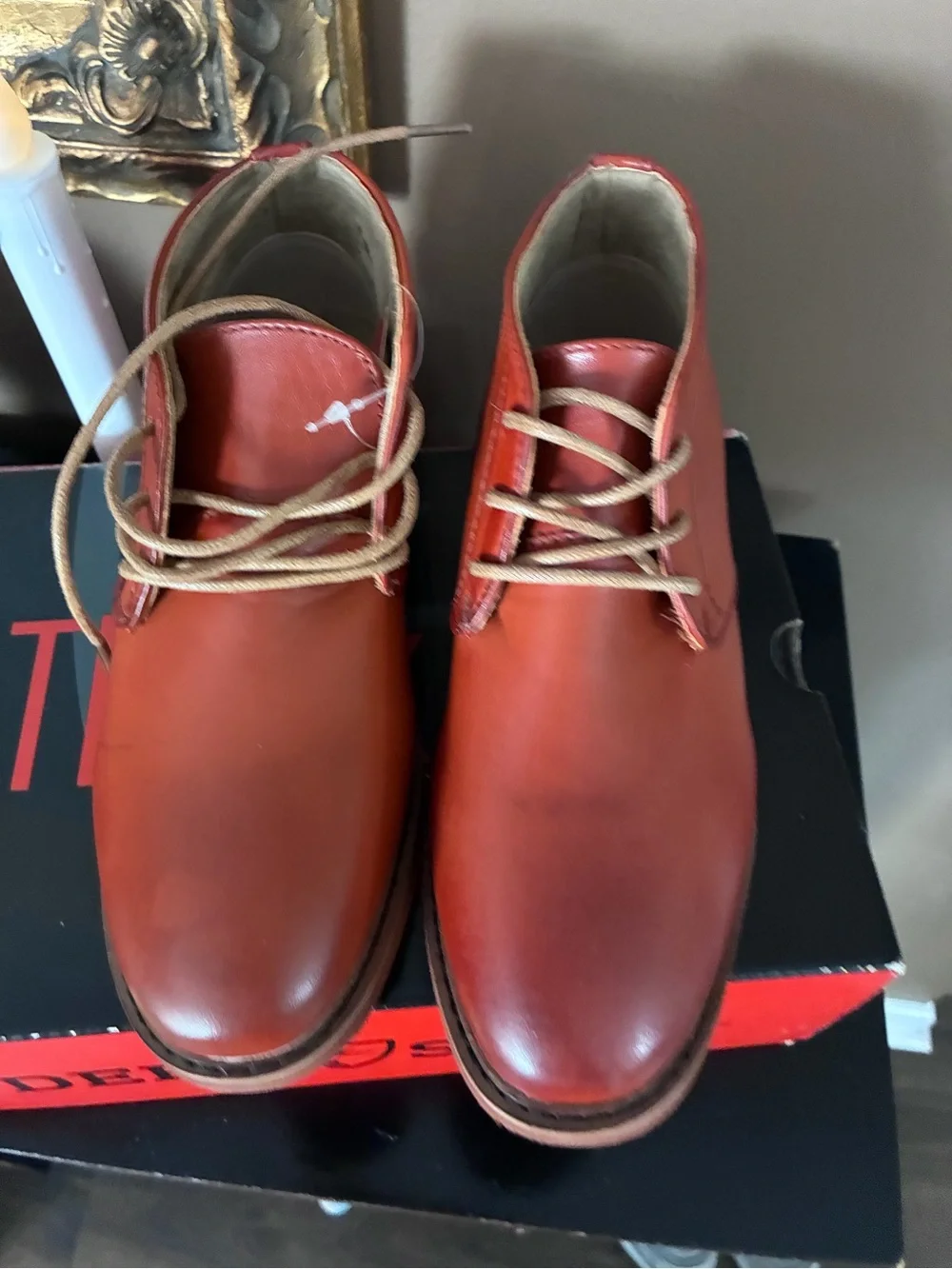Deer Stags Ballard Boys Chukka Boots Luggage Brown Size 13 Little Kid NWT
